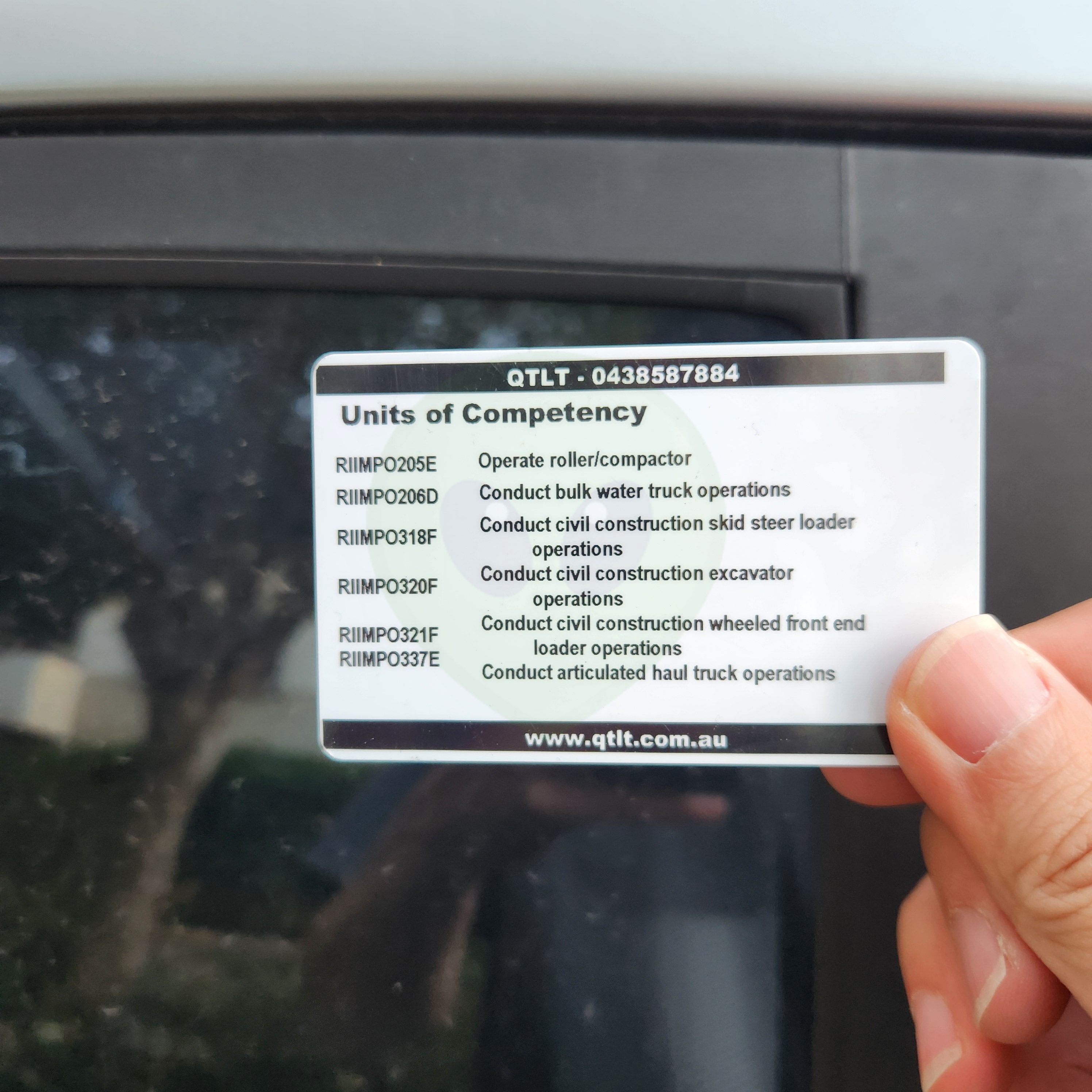 licence card